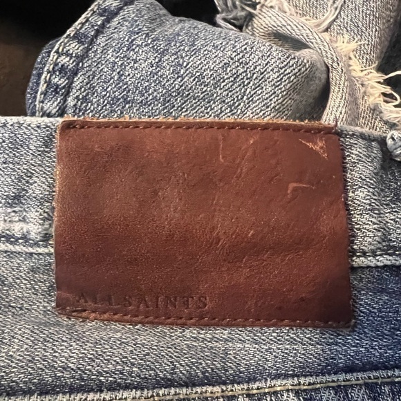 All Saints Blue Straight Men Jeans - Picture 5 of 5
